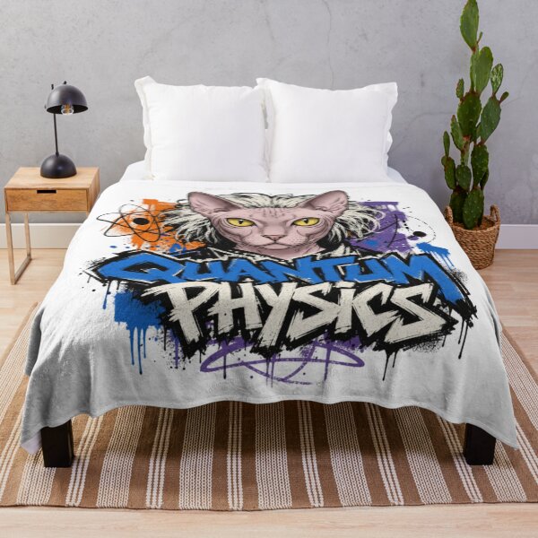 Item preview, Quantum Physics Cat Graffiti T-Shirt | Funny Science Professor Sphynx Cat Physics Teacher STEM Major Gift designed and sold by illeN-Art-World.