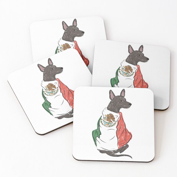 Item preview, Xolo wearing Mexico Flag  designed and sold by lovemydoggie.