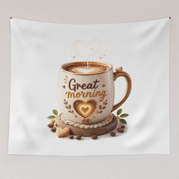 Item preview, Heartwarming Great Morning Brew designed and sold by BlissBlvdShop.