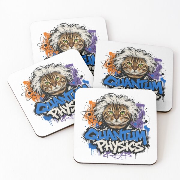 Item preview, Quantum Physics  Cat Graffiti T-Shirt | Funny Science Professor Bengal Cat Physics Teacher STEM Major Gift designed and sold by illeN-Art-World.