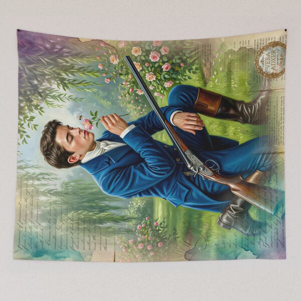 Item preview, Regency Gentleman with Indian Rose designed and sold by Vera-Adxer.