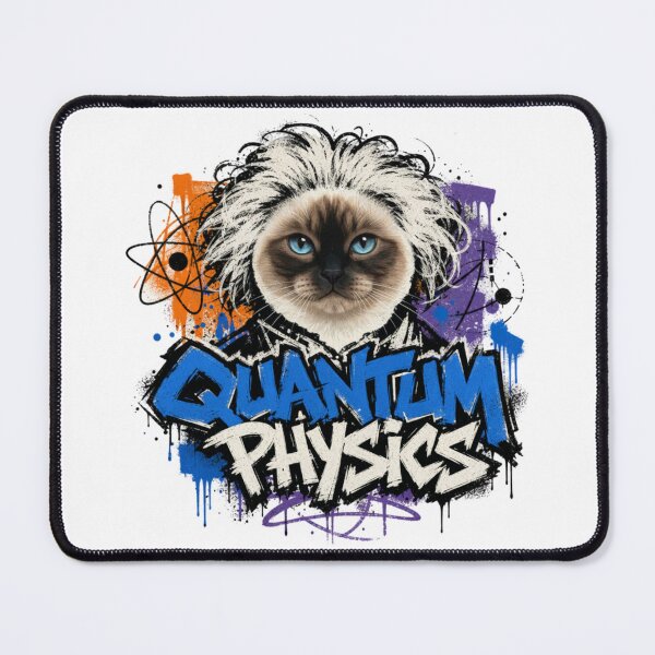 Item preview, Quantum Physics  Cat Graffiti T-Shirt | Funny Science Professor Siamese Cat Physics Teacher STEM Major Gift designed and sold by illeN-Art-World.