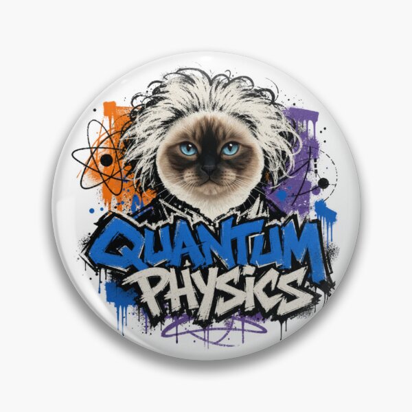 Item preview, Quantum Physics  Cat Graffiti T-Shirt | Funny Science Professor Siamese Cat Physics Teacher STEM Major Gift designed and sold by illeN-Art-World.