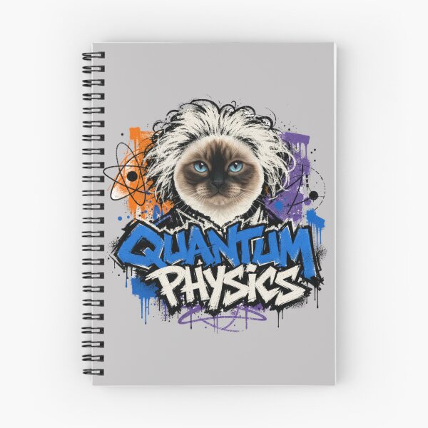 Item preview, Quantum Physics  Cat Graffiti T-Shirt | Funny Science Professor Siamese Cat Physics Teacher STEM Major Gift designed and sold by illeN-Art-World.