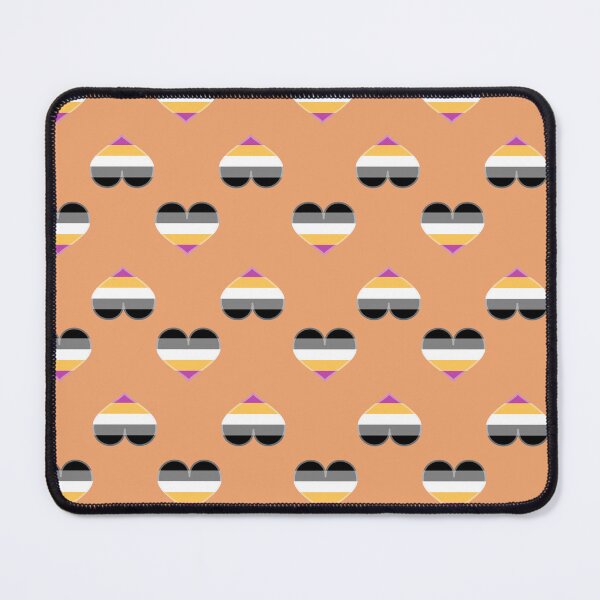Item preview, Universal Asexual 5-stripe Pride Heart [Orange Edition] designed and sold by Roxzania.
