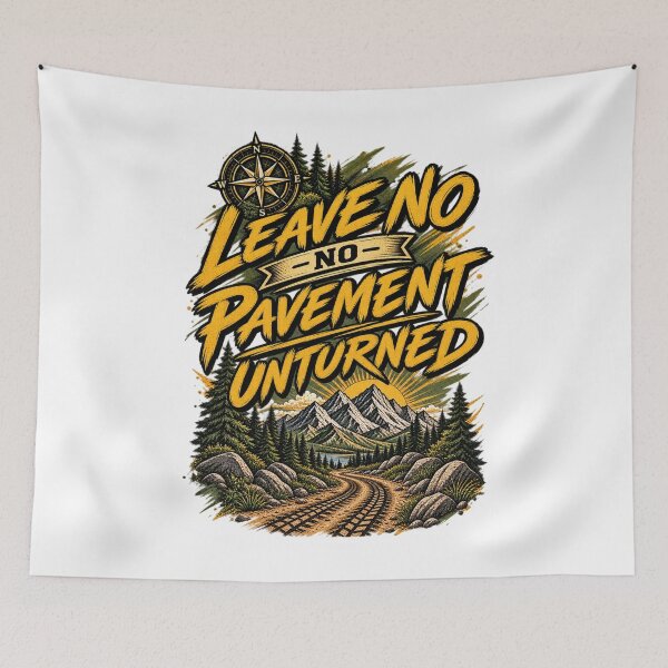 Item preview, Leave No Pavement Unturned Off Road Design designed and sold by InkroarCo.