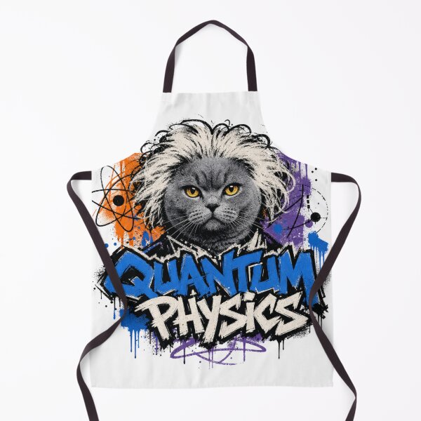 Item preview, Quantum Physics British Shorthair Cat Graffiti T-Shirt | Funny Science Professor Cat Physics Teacher STEM Major Gift designed and sold by illeN-Art-World.