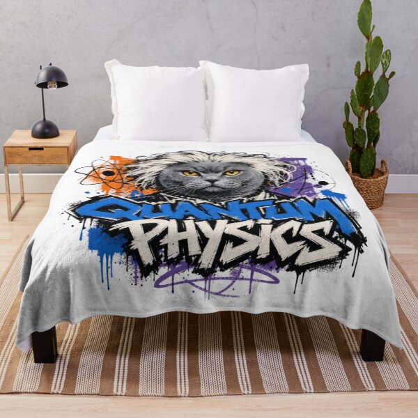 Item preview, Quantum Physics British Shorthair Cat Graffiti T-Shirt | Funny Science Professor Cat Physics Teacher STEM Major Gift designed and sold by illeN-Art-World.
