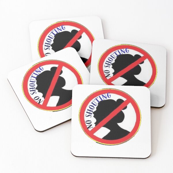 Item preview, No No Shouting Sign Pack designed and sold by Rosa1977.