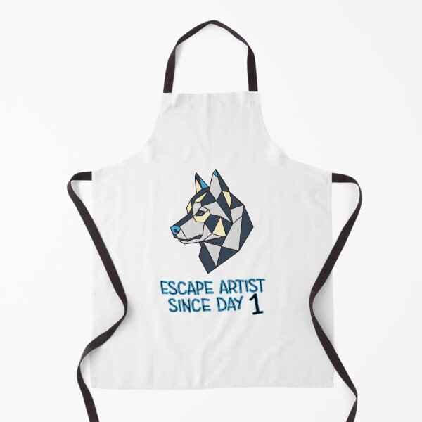 Item preview, Geometric Siberian Husky - Escape Artist Since Day 1 designed and sold by AnimalsKnowAll.