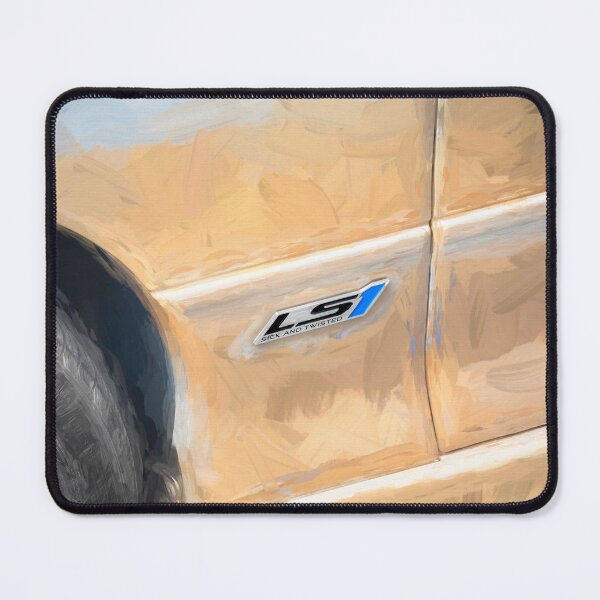 Item preview, 1998 Camaro Z28 Sport Gold Metallic Technical Blueprint Car Poster designed and sold by RichFrancoCars.