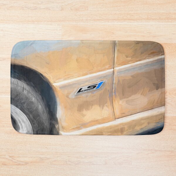 Item preview, 1998 Camaro Z28 Sport Gold Metallic Technical Blueprint Car Poster designed and sold by RichFrancoCars.