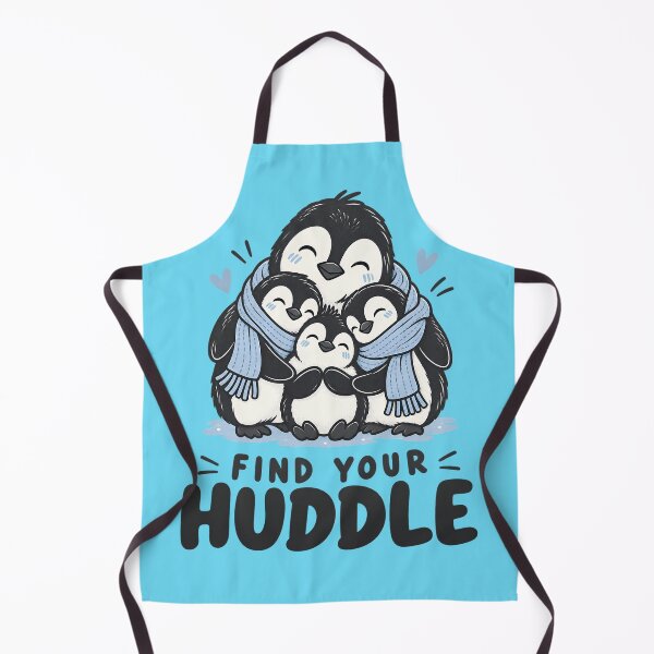Item preview, Find Your Huddle Penguin: Cute Penguin Group, Matching Friend Group designed and sold by Wildora Studio.