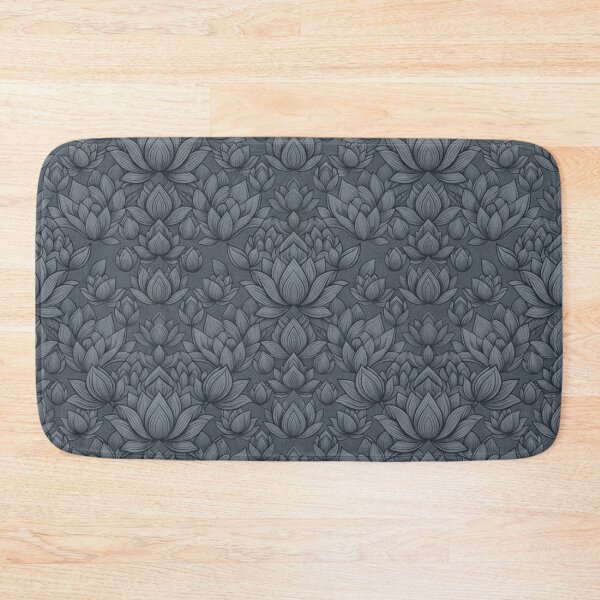Item preview, Dark Lotus Flower Damask Pattern designed and sold by Owcomm.
