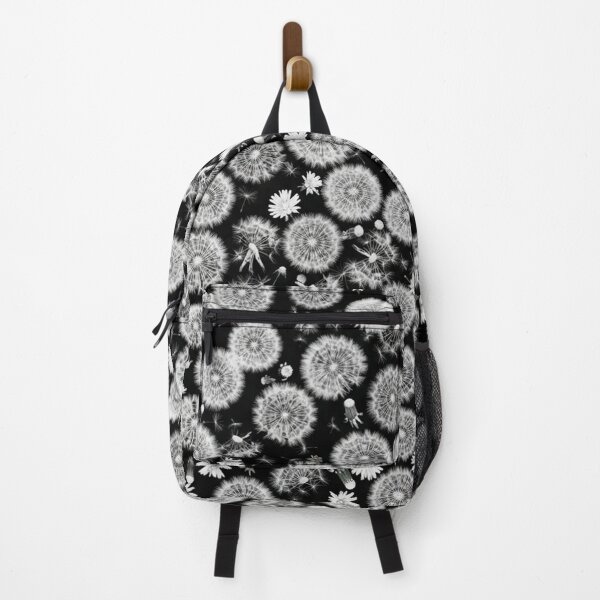 Item preview, Monochrome Dandelion Seed Heads Floral Pattern designed and sold by Owcomm.