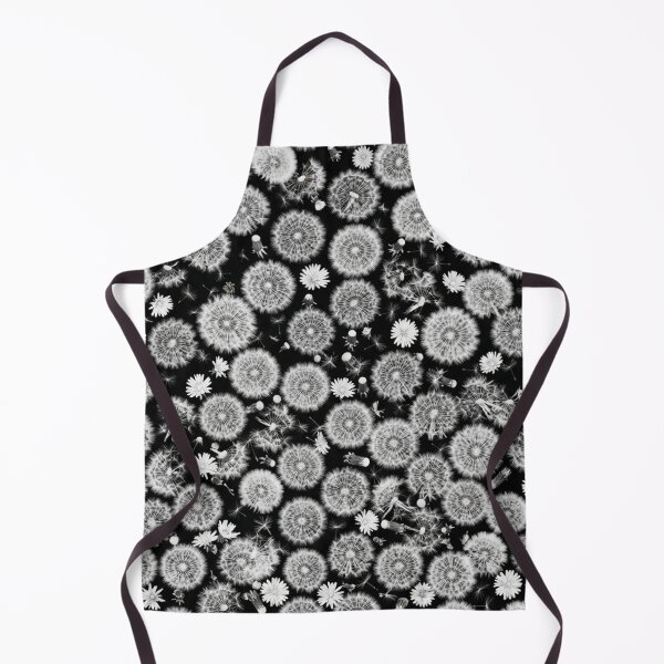 Item preview, Monochrome Dandelion Seed Heads Floral Pattern designed and sold by Owcomm.