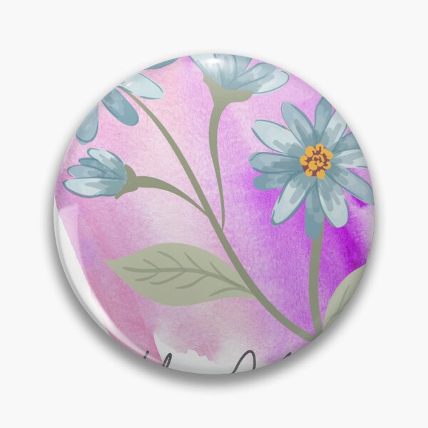 Item preview, Aesthetic Purple Watercolor Flowers Design designed and sold by BarakahCrafts.