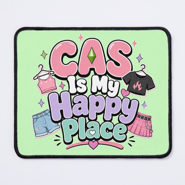 Item preview, CAS Is My Happy Place Cute Create A Sim Fashion Gamer designed and sold by TheStephanieRome.