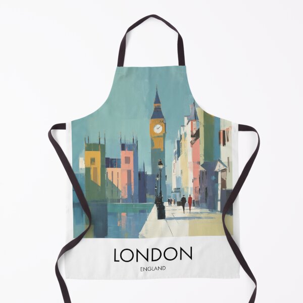 Item preview, London Big Ben, Riverside Pastel Decor designed and sold by MarkedArtPrints.
