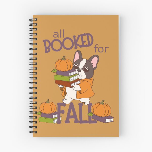 Item preview,  All Booked For Fall, Boston Terrier Dog and Book Lover, Dogs Books Reading, Fall Bookish designed and sold by Forevermore.