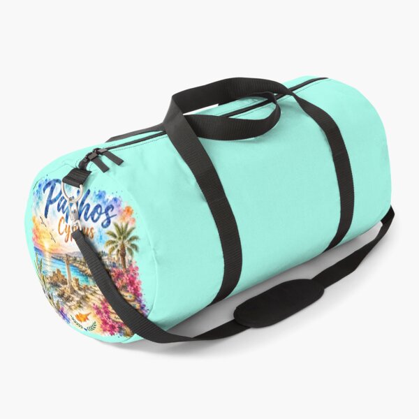 Item preview, Paphos Cyprus Mediterranean Paradise Watercolor Travel Art designed and sold by GusiaTreasures.