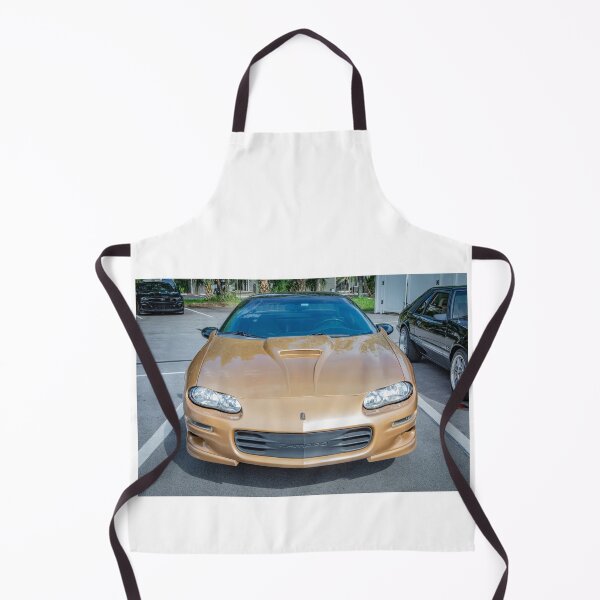 Item preview, 1998 Camaro Z28 Sport Gold Metallic Technical Blueprint Car Poster designed and sold by RichFrancoCars.