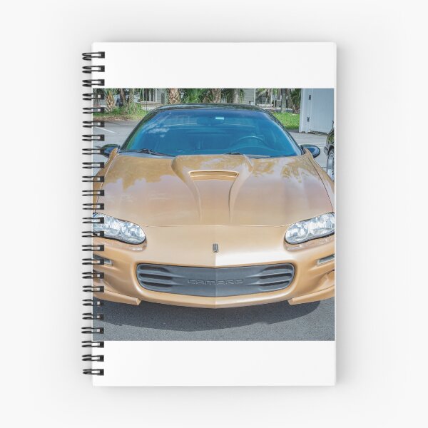 Item preview, 1998 Camaro Z28 Sport Gold Metallic Technical Blueprint Car Poster designed and sold by RichFrancoCars.