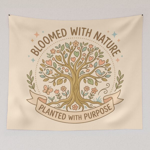 Item preview, Bloomed With Nature Planted With Purpose Tree of Life designed and sold by Amir Faysal.