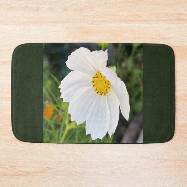 Item preview, Clean White Cosmos Flower Garden Photography designed and sold by BalkanBloomArt.