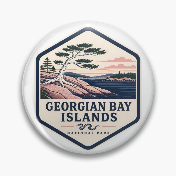 Item preview, Georgian Bay Islands National Park Canada Vintage Travel designed and sold by TravelersGems.