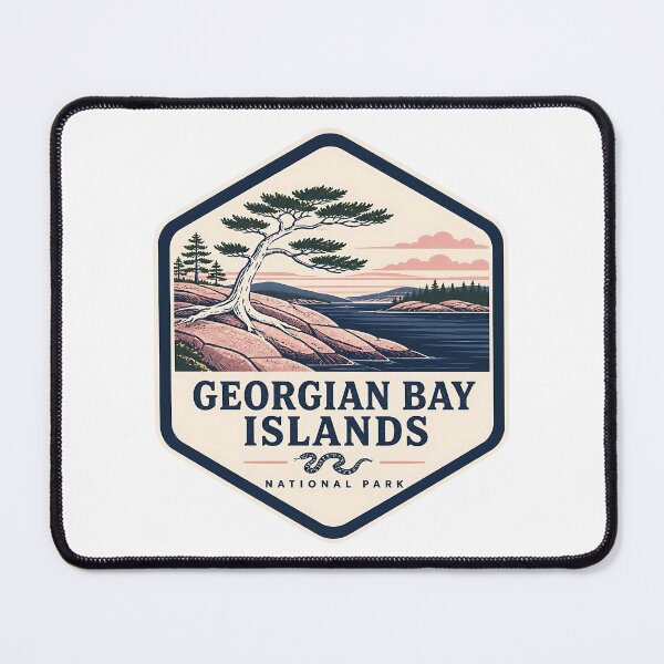 Item preview, Georgian Bay Islands National Park Canada Vintage Travel designed and sold by TravelersGems.