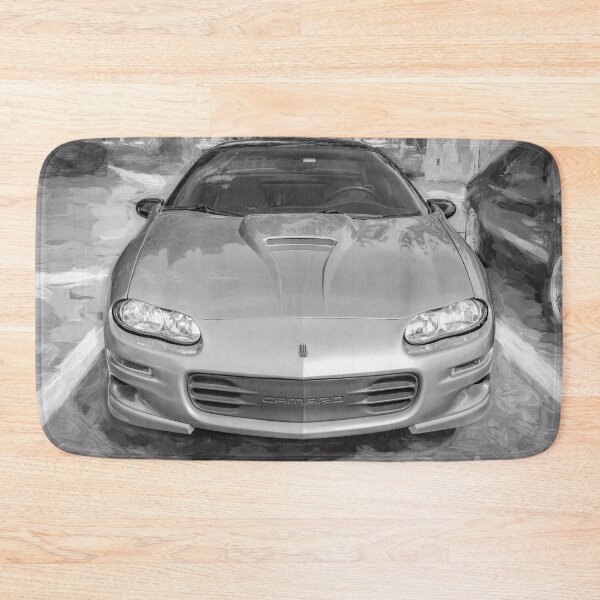 Item preview, 1998 Camaro Z28 Sport Gold Metallic Technical Blueprint Car Poster designed and sold by RichFrancoCars.