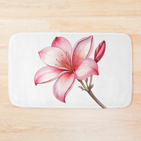 Item preview, Watercolor pink Lily designed and sold by trendspatterns.