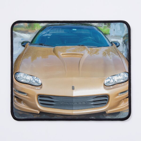 Item preview, 1998 Camaro Z28 Sport Gold Metallic Technical Blueprint Car Poster designed and sold by RichFrancoCars.