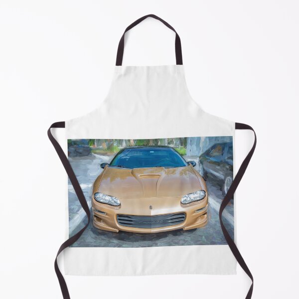 Item preview, 1998 Camaro Z28 Sport Gold Metallic Technical Blueprint Car Poster designed and sold by RichFrancoCars.