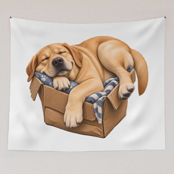 Item preview, Too Big for the Box Labrador designed and sold by builtforyou.