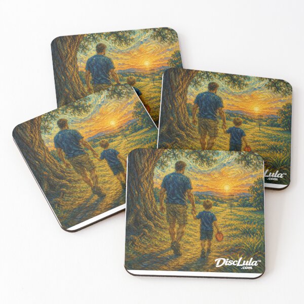Item preview, Father Son Disc Golf Sunrise Adventure designed and sold by DiscLula.