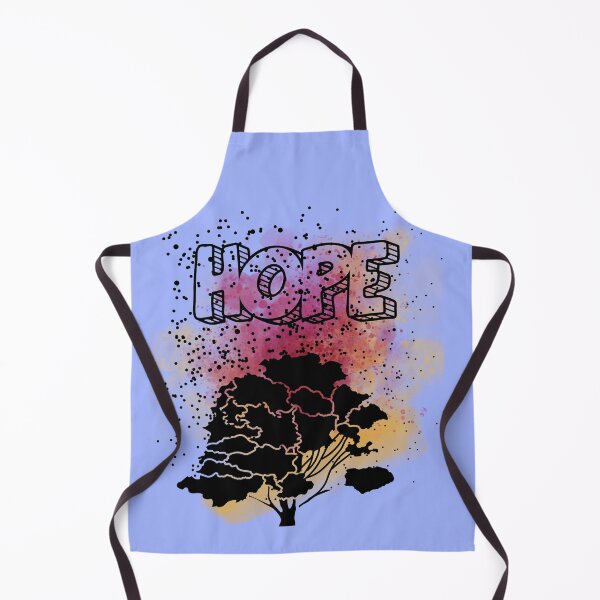 Item preview, Hope Silhouette Tree Watercolor Typography designed and sold by BarakahCrafts.