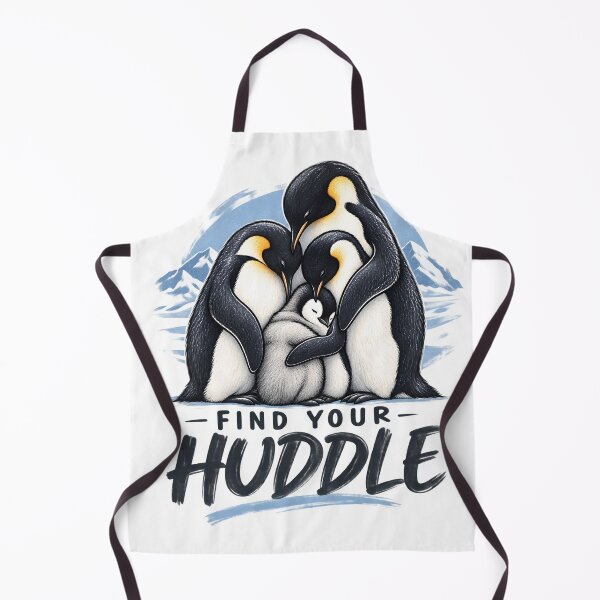 Item preview, Find Your Huddle Penguin: Matching Friend Group, Cute Penguin Group designed and sold by Wildora Studio.