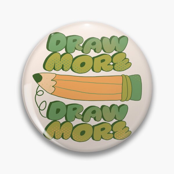 Item preview, Draw More, Draw More (Green) designed and sold by yellowflowerhut.