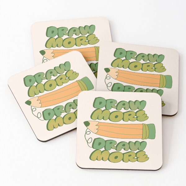 Item preview, Draw More, Draw More (Green) designed and sold by yellowflowerhut.
