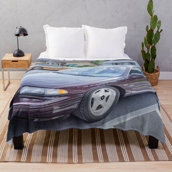 Item preview, 1996 Chevrolet Impala SS Dark Cherry Metallic Technical Blueprint Car Poster designed and sold by RichFrancoCars.