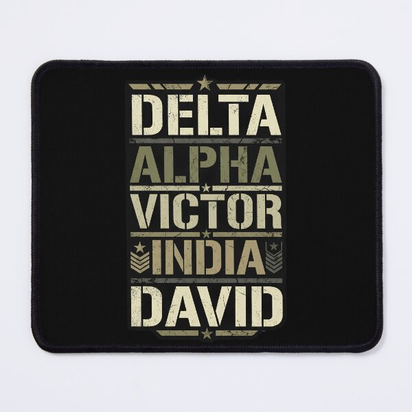 Item preview, Delta Alpha Victor India David designed and sold by designstoriesMK.