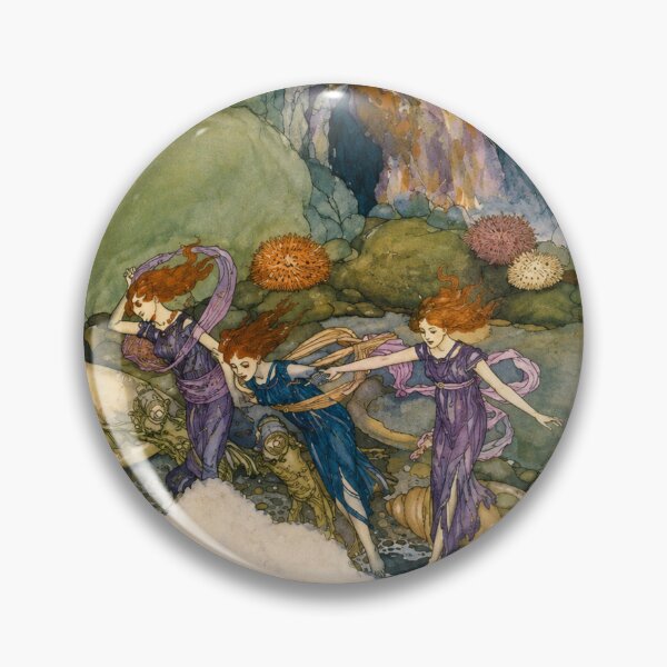 Item preview, The Tempest Wall Art, Vintage Fairy Tale Illustration, Edmund Dulac Fantasy Print designed and sold by RickE.