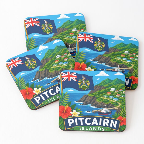 Item preview, Pitcairn Islands, South Pacific designed and sold by Myra365Art.