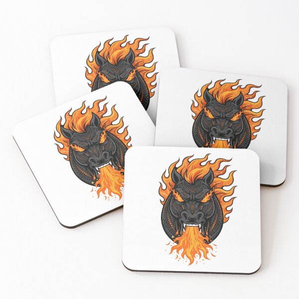 Item preview, Tribal Fire Horse Beast - Fierce Graphic designed and sold by Fulaly.
