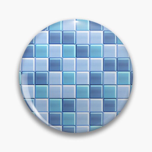 Item preview, Blue Mosaic Swimming Pool Tile Grid Pattern Abstract Wall Art designed and sold by LuxocaDesigns24.