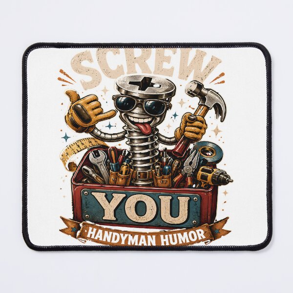Item preview, Screw You Funny Sarcastic Hardware Handyman Tank Top, Carpenter Handyman Gift, Construction Worker Humor Graphic Tee, Tool Lover Gift designed and sold by OUICHA.