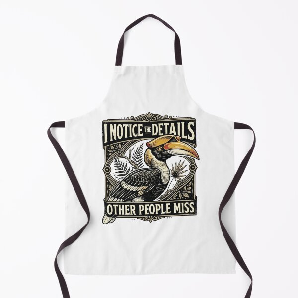 Item preview, Great Hornbill I Notice The Details Other People Miss designed and sold by Max Store.