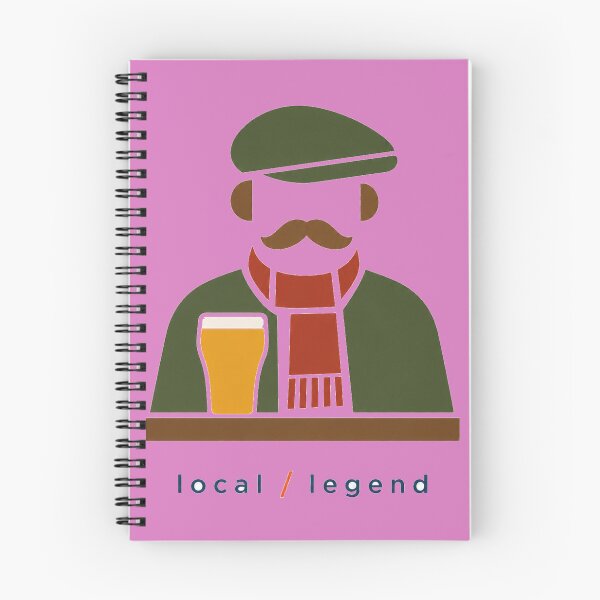 Item preview, Local Legend – Minimalist British Pub Art designed and sold by StillandStory.